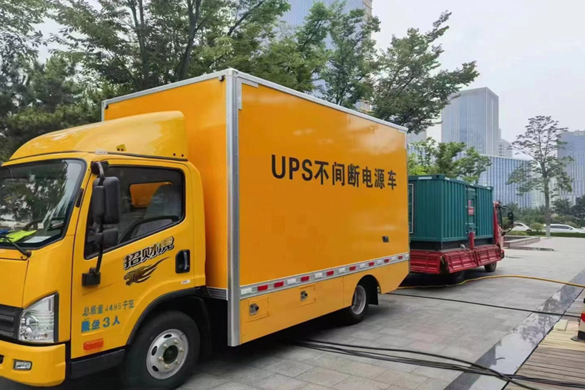 绛县发电机租赁施工现场