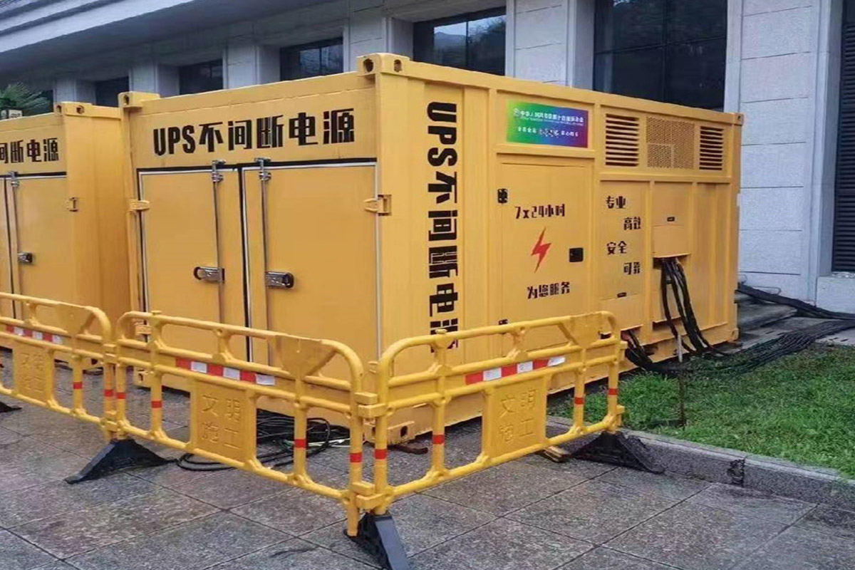 绛县发电机租赁施工现场