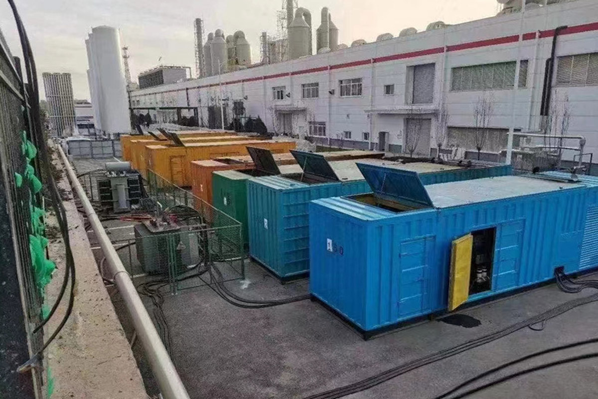 绛县发电机租赁施工现场